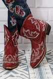 Women's Western Embroidered Pointed Toe Cowgirl Boots