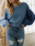 LC2723710-505-S, LC2723710-505-M, LC2723710-505-L, LC2723710-505-XL, Haze Blue sweater