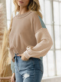 LC2723710-6016-S, LC2723710-6016-M, LC2723710-6016-L, LC2723710-6016-XL, Toasted Almond sweater