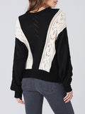 LC2723711-2-S, LC2723711-2-M, LC2723711-2-L, LC2723711-2-XL, Black sweater