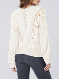 LC2723711-101-S, LC2723711-101-M, LC2723711-101-L, LC2723711-101-XL, Ivory sweater
