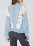 LC2723711-504-S, LC2723711-504-M, LC2723711-504-L, LC2723711-504-XL, Glacial Blue sweater