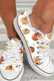 Women's Halloween Canvas Shoes Pumpkins Print Sneakers