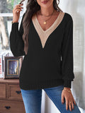 LC2723713-2-S, LC2723713-2-M, LC2723713-2-L, LC2723713-2-XL, Black sweater