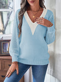 LC2723713-4-S, LC2723713-4-M, LC2723713-4-L, LC2723713-4-XL, Light Blue sweater