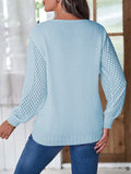 LC2723713-4-S, LC2723713-4-M, LC2723713-4-L, LC2723713-4-XL, Light Blue sweater