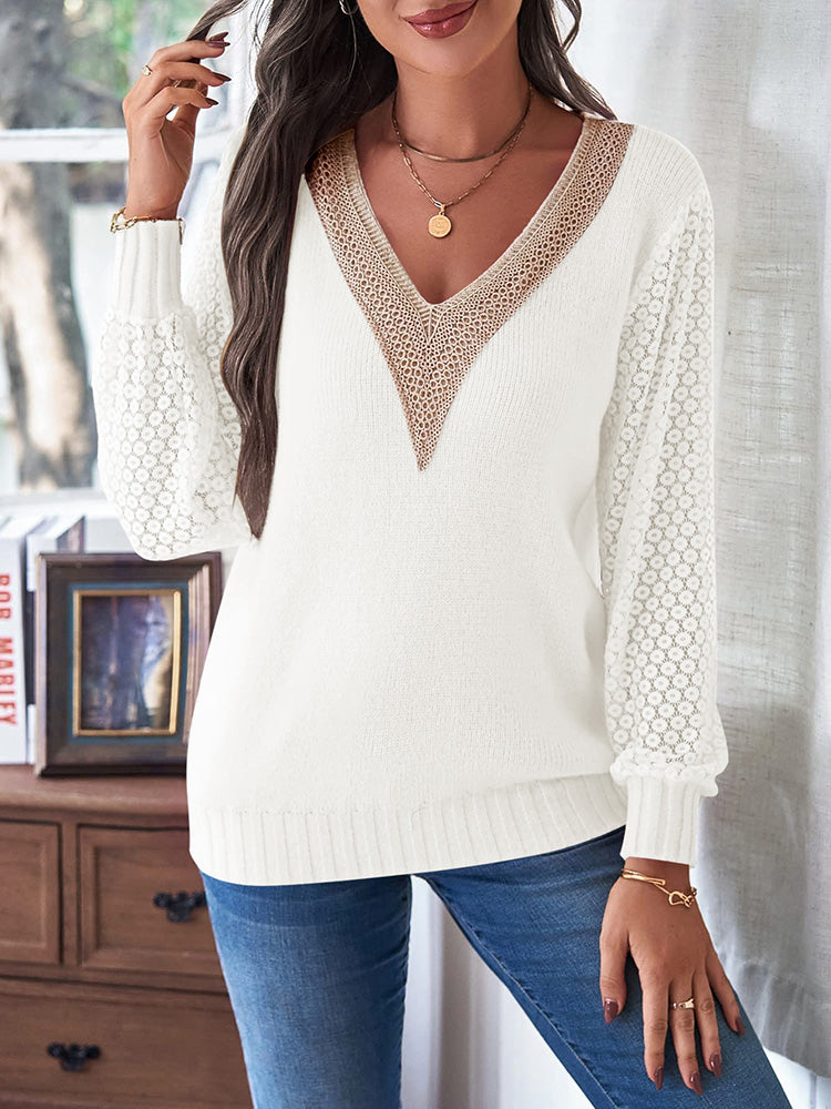 LC2723713-101-S, LC2723713-101-M, LC2723713-101-L, LC2723713-101-XL, Ivory sweater