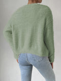 LC271939-1109-S, LC271939-1109-M, LC271939-1109-L, LC271939-1109-XL, Celadon sweater