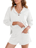 LC275043-1-S, LC275043-1-M, LC275043-1-L, LC275043-1-XL, White sweater sets