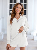 LC275043-1-S, LC275043-1-M, LC275043-1-L, LC275043-1-XL, White sweater sets