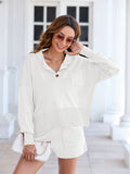 LC275043-1-S, LC275043-1-M, LC275043-1-L, LC275043-1-XL, White sweater sets