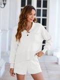 LC275043-1-S, LC275043-1-M, LC275043-1-L, LC275043-1-XL, White sweater sets