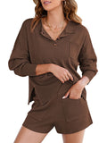 LC275043-2017-S, LC275043-2017-M, LC275043-2017-L, LC275043-2017-XL, Coffee sweater sets