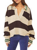 LC2723392-15017-S, LC2723392-15017-M, LC2723392-15017-L, LC2723392-15017-XL, Cocoa Brown sweater