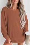 LC25315586-P5014-S, LC25315586-P5014-M, LC25315586-P5014-L, LC25315586-P5014-XL, LC25315586-P5014-2XL, Gold Flame CORDED CREWNECK SWEATSHIRT
