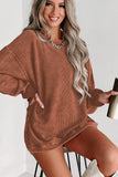 LC25315586-P5014-S, LC25315586-P5014-M, LC25315586-P5014-L, LC25315586-P5014-XL, LC25315586-P5014-2XL, Gold Flame CORDED CREWNECK SWEATSHIRT