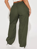 LC7712377-109-S, LC7712377-109-M, LC7712377-109-L, LC7712377-109-XL, Army Green Cargo Pant