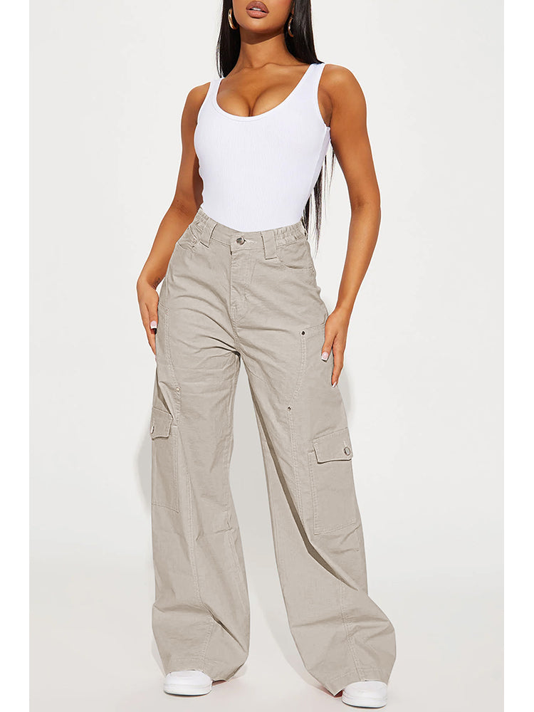 LC7712376-18-S, LC7712376-18-M, LC7712376-18-L, LC7712376-18-XL, Apricot Cargo Pant 