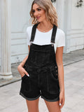 LC784727-2-S, LC784727-2-M, LC784727-2-L, LC784727-2-XL, LC784727-2-2XL, Black Denim Overalls