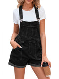 LC784727-2-S, LC784727-2-M, LC784727-2-L, LC784727-2-XL, LC784727-2-2XL, Black Denim Overalls