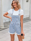 LC784727-4-S, LC784727-4-M, LC784727-4-L, LC784727-4-XL, LC784727-4-2XL, Sky Blue Denim Overalls