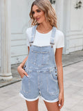 LC784727-4-S, LC784727-4-M, LC784727-4-L, LC784727-4-XL, LC784727-4-2XL, Sky Blue Denim Overalls