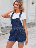 LC784727-5-S, LC784727-5-M, LC784727-5-L, LC784727-5-XL, LC784727-5-2XL, Blue Denim Overalls