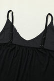 LC256728-11-S, LC256728-11-M, LC256728-11-L, LC256728-11-XL, LC256728-11-2XL, LC256728-11-xs, LC256728-11-XXL, Gray  Sequin Tank Top