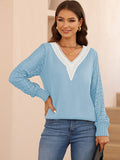 LC2723713-4-S, LC2723713-4-M, LC2723713-4-L, LC2723713-4-XL, Light Blue sweater