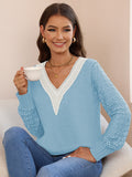 LC2723713-4-S, LC2723713-4-M, LC2723713-4-L, LC2723713-4-XL, Light Blue sweater