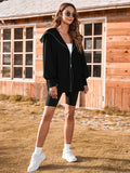 LC25314818-2-S, LC25314818-2-M, LC25314818-2-L, LC25314818-2-XL, Black hoodie