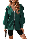 LC25314818-209-S, LC25314818-209-M, LC25314818-209-L, LC25314818-209-XL, Blackish Green hoodie