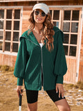 LC25314818-209-S, LC25314818-209-M, LC25314818-209-L, LC25314818-209-XL, Blackish Green hoodie