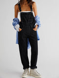 LC784751-2-S, LC784751-2-M, LC784751-2-L, LC784751-2-XL, Black Denim Overalls