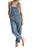 LC784751-4-S, LC784751-4-M, LC784751-4-L, LC784751-4-XL, Light Blue Denim Overalls