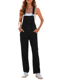 LC784751-2-S, LC784751-2-M, LC784751-2-L, LC784751-2-XL, Black Denim Overalls