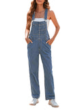 LC784751-4-S, LC784751-4-M, LC784751-4-L, LC784751-4-XL, Light Blue Denim Overalls