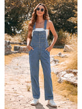 LC784751-4-S, LC784751-4-M, LC784751-4-L, LC784751-4-XL, Light Blue Denim Overalls