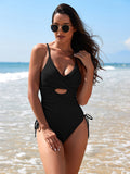 LC443773-2-S, LC443773-2-M, LC443773-2-L, LC443773-2-XL, Black swimwear