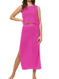 LC421903-6-S, LC421903-6-M, LC421903-6-L, LC421903-6-XL, Rose Red cover-up