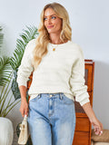 LC2724757-1-S, LC2724757-1-M, LC2724757-1-L, LC2724757-1-XL, White sweater