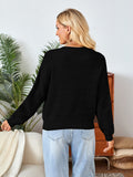 LC2724757-2-S, LC2724757-2-M, LC2724757-2-L, LC2724757-2-XL, Black sweater