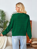 LC2724757-9-S, LC2724757-9-M, LC2724757-9-L, LC2724757-9-XL, Green sweater