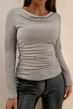 LC25133139-P18-S, LC25133139-P18-M, LC25133139-P18-L, LC25133139-P18-XL, Apricot Long Sleeve Top