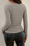LC25133139-P18-S, LC25133139-P18-M, LC25133139-P18-L, LC25133139-P18-XL, Apricot Long Sleeve Top