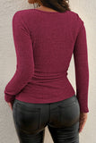 LC25133139-P1108-S, LC25133139-P1108-M, LC25133139-P1108-L, LC25133139-P1108-XL, Festival Fuchsia Long Sleeve Top