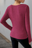LC25133139-P1108-S, LC25133139-P1108-M, LC25133139-P1108-L, LC25133139-P1108-XL, Festival Fuchsia Long Sleeve Top