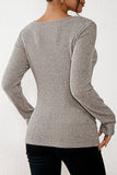 LC25133139-P18-S, LC25133139-P18-M, LC25133139-P18-L, LC25133139-P18-XL, Apricot Long Sleeve Top