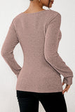 LC25133139-P1010-S, LC25133139-P1010-M, LC25133139-P1010-L, LC25133139-P1010-XL, Light Pink Long Sleeve Top