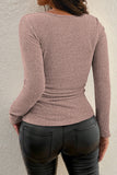 LC25133139-P1010-S, LC25133139-P1010-M, LC25133139-P1010-L, LC25133139-P1010-XL, Light Pink Long Sleeve Top
